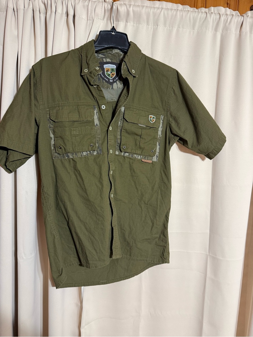 Mossy oak gamekeeper bottomland button up